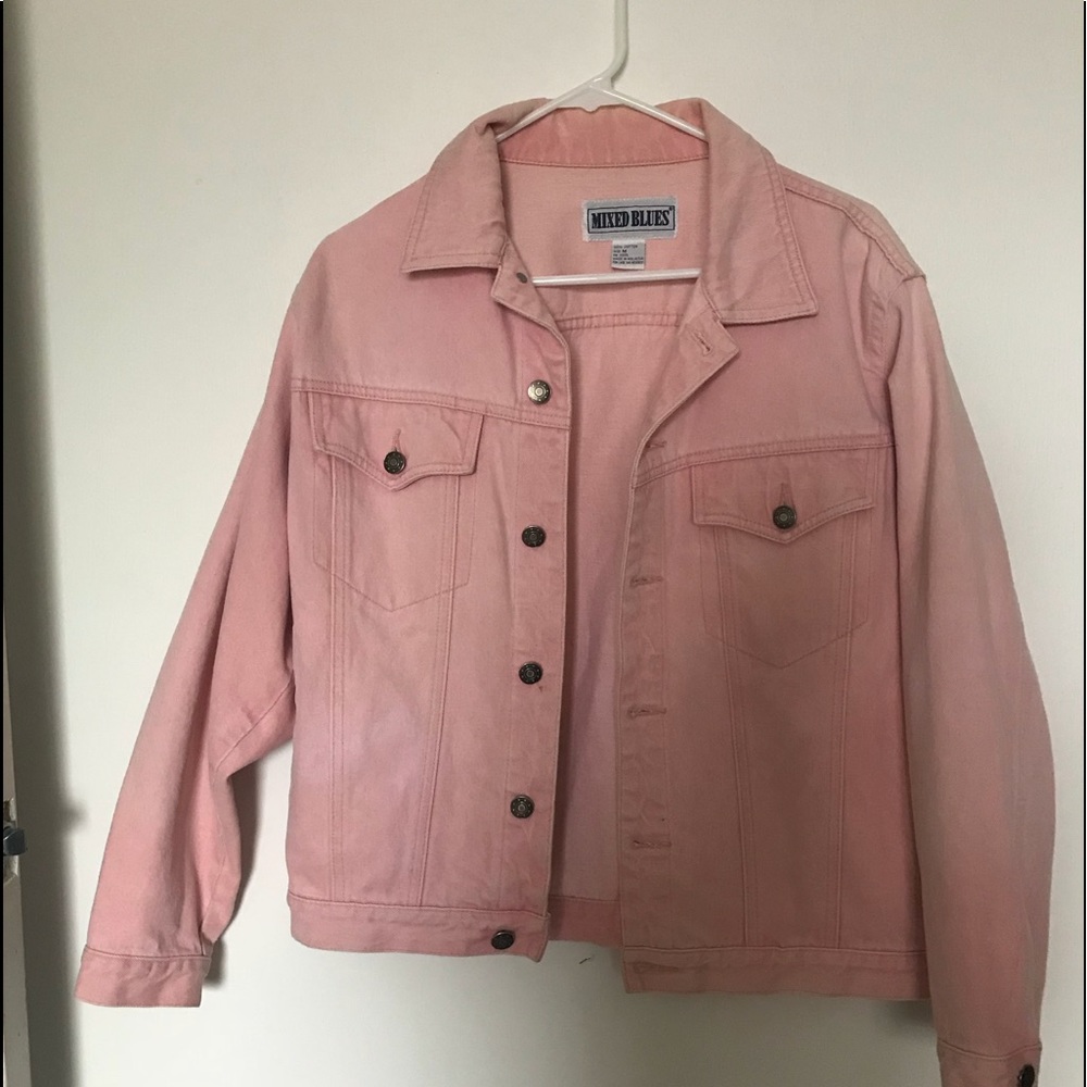 Pink Denim Jacket
